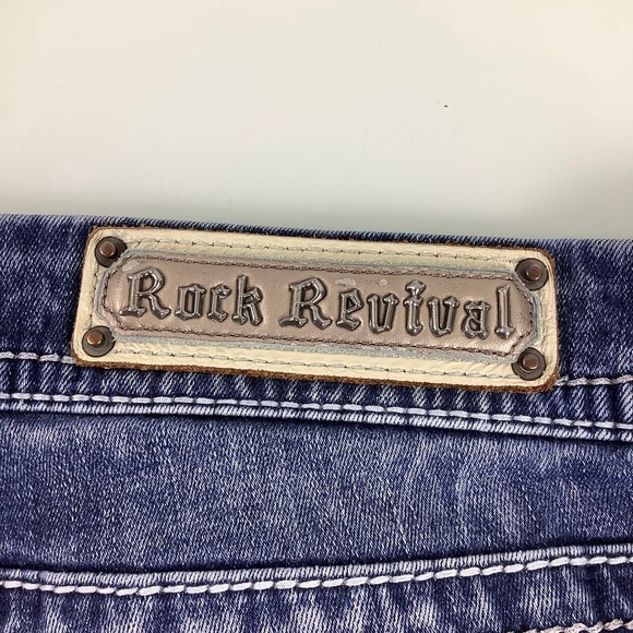 Rock Revival Yui Boot Embroidered Rhinestones Size 34 - Picture 7 of 13